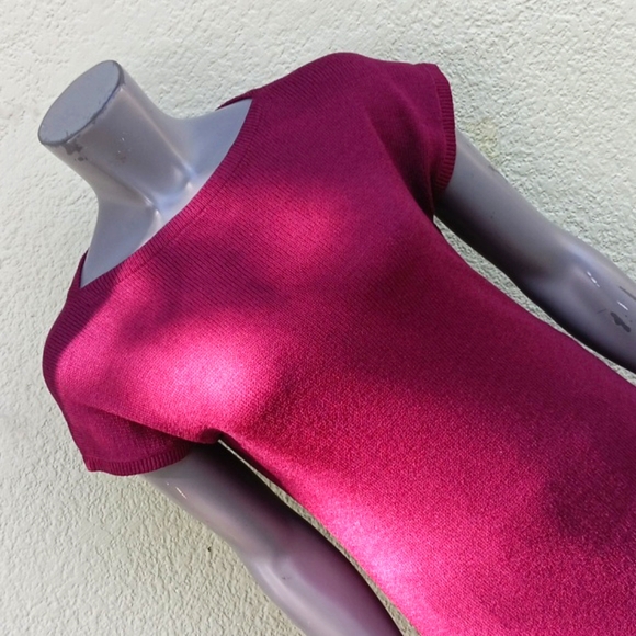 ST JOHN/NEIMAN MARCUS LADIES VINTAGE DENSE WOOL BLEND LUXURY FABRIC MIDI DRESS - Picture 13 of 17